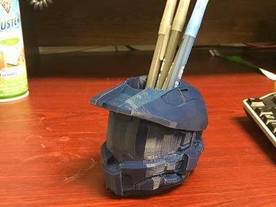 MK VI Helmet Pen Cup with USB slot