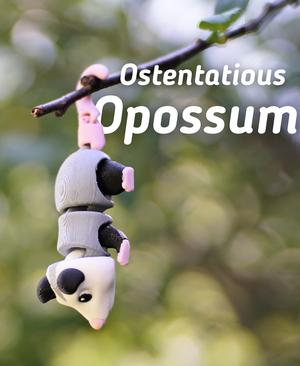 Ostentatious Opossum - Articulated Fidget Possum - Ludo Animal