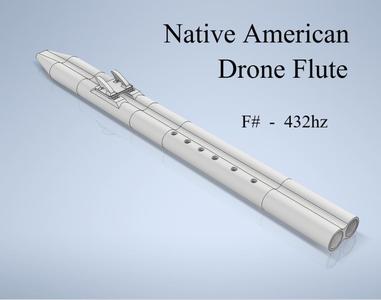 Native American Drone Flute (F# , A=432hz)