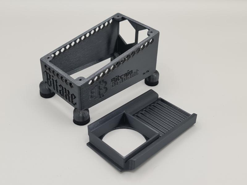 Heavy load stand with bottom fan for Bitaxe