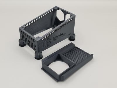 Heavy load stand with bottom fan for Bitaxe