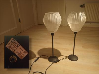 Light Shade Adapters for IKEA 14009 Night Table Lamp
