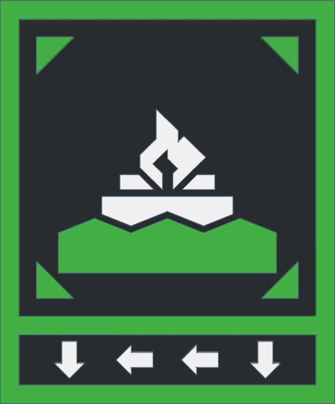 Helldivers 2 Stratagem Plaque (Incendiary Mines)