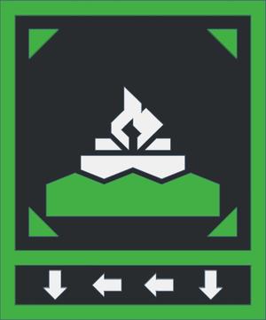 Helldivers 2 Stratagem Plaque (Incendiary Mines)