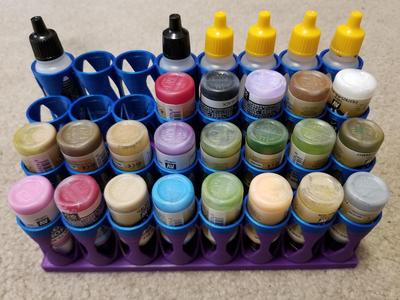 Vallejo 32 slot paint rack flat