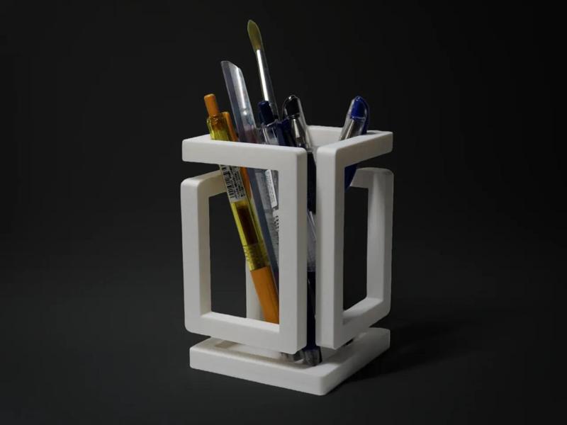 Infinity Cube Stationery Holder (No Supports)   