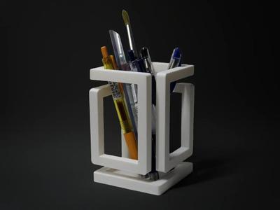 Infinity Cube Stationery Holder (No Supports)   