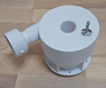 Cyclone separator for vacuum cleaner with anty implosion valve