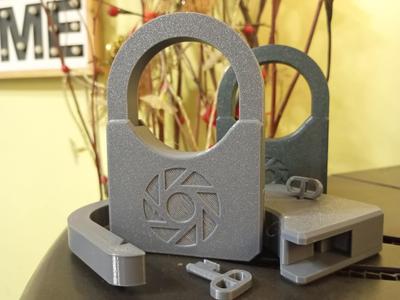 padlock with key spring lock mechanism