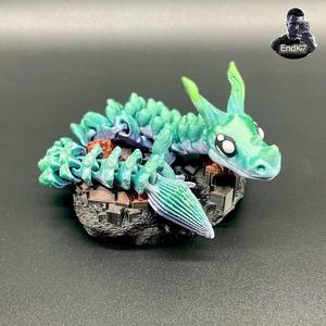 Graceful Dragon - Articulated - Print in Place - No Supports - Flexi - Fantasy 