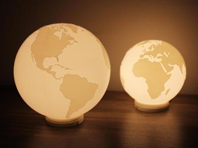 Earth Globe LED Lamp Kit 001