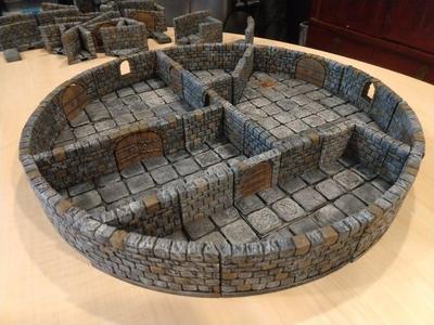 OpenForge 2.0 Dungeon Stone Large Curved Interior Walls