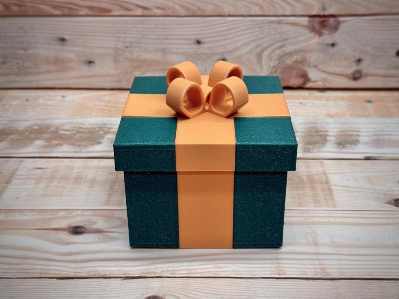 Gift Box - Large with four way ribbon bow