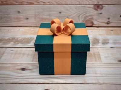 Gift Box - Large with four way ribbon bow