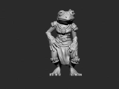 Female Grung - D&D Tabletop Miniature