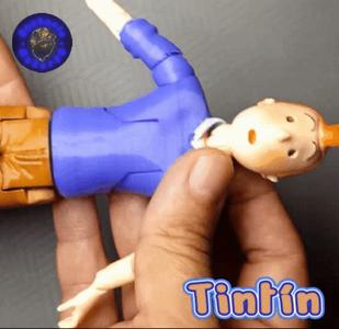 Tintin. Flexi-Articulated Model.