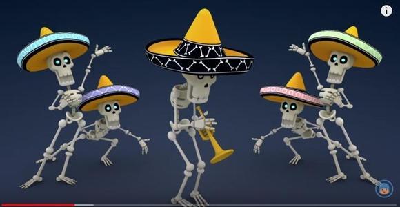 Mariachi Skeleton Miniature (Silly Dedication)