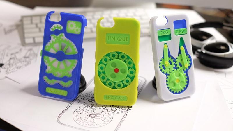 Eng Case - Phone Case With Working Gears