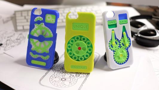 Eng Case - Phone Case With Working Gears