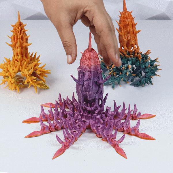 Articulated Alien Octopus WIGGLE PET ARTICULATED