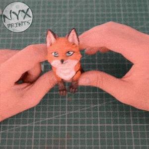 Articulated Fox Pup