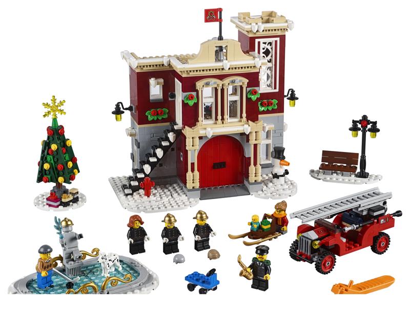 Wikibricks3D - 10263 Winter Village Fire Station