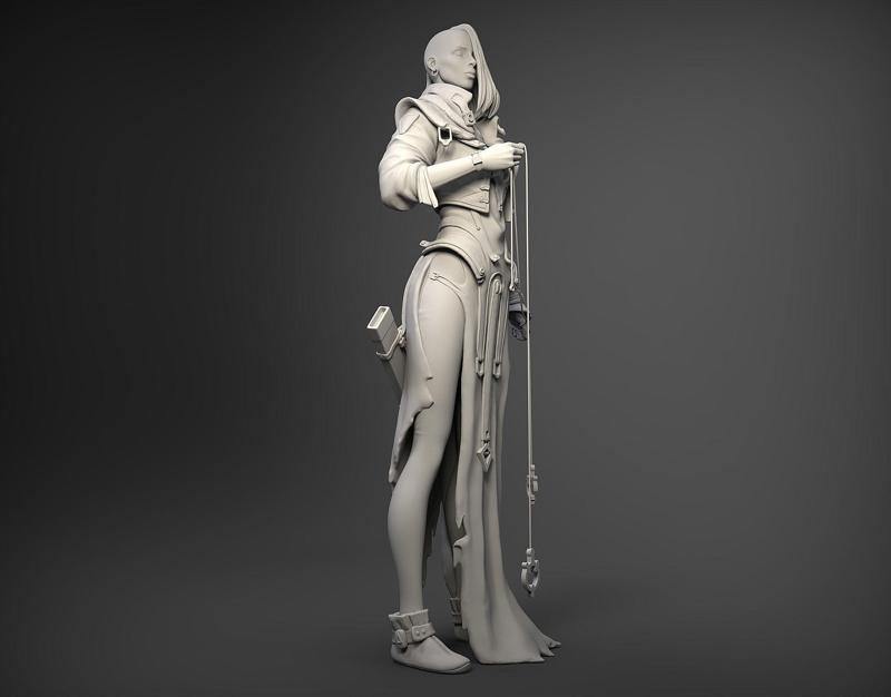 Fantasy Female Character 3D print