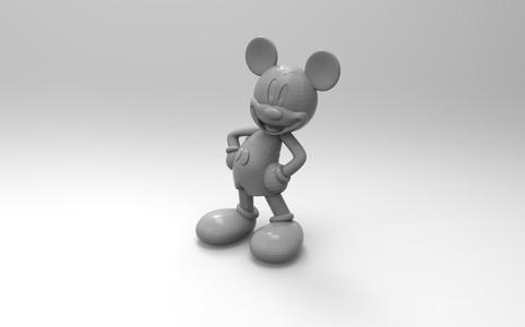 3D Printable Mickey Mouse