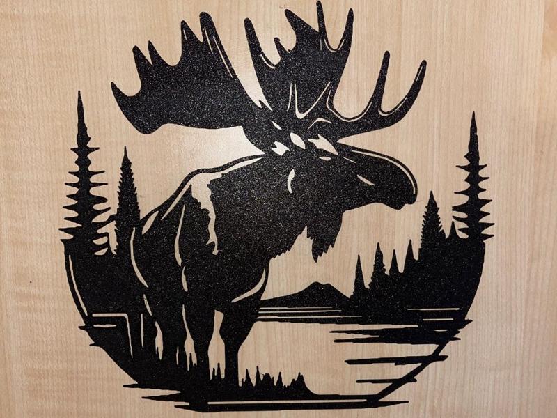 Moose wall decoration