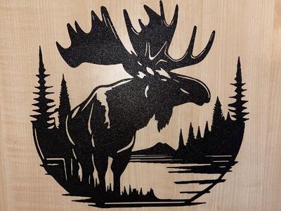 Moose wall decoration