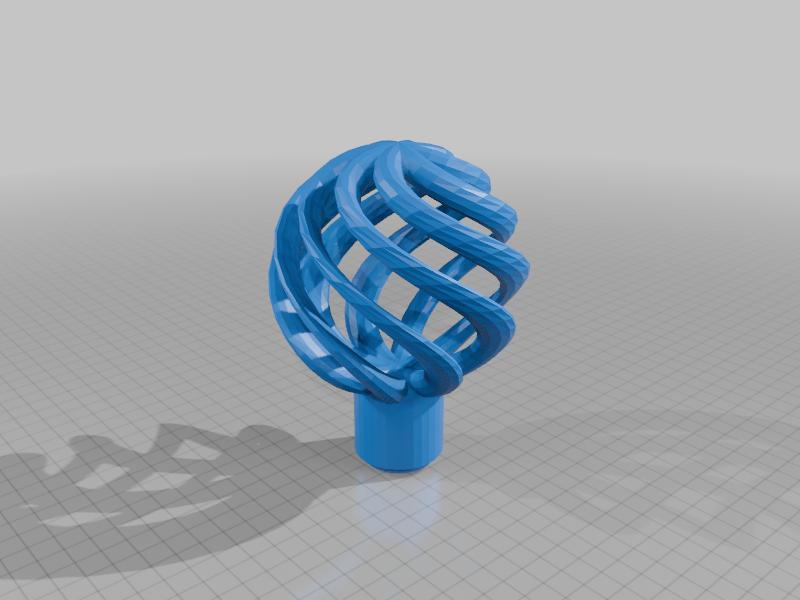 Twisted Cage Staff Topper - Modular Staff System