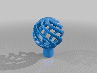Twisted Cage Staff Topper - Modular Staff System