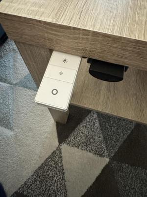 Philips Hue Remote Under Desk Holder