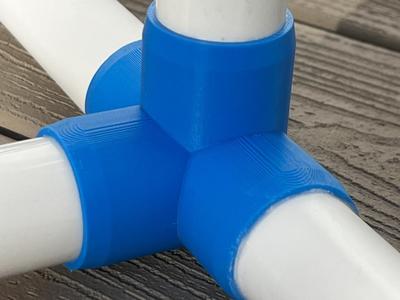 1 Inch PVC 4 Way Tee Fitting