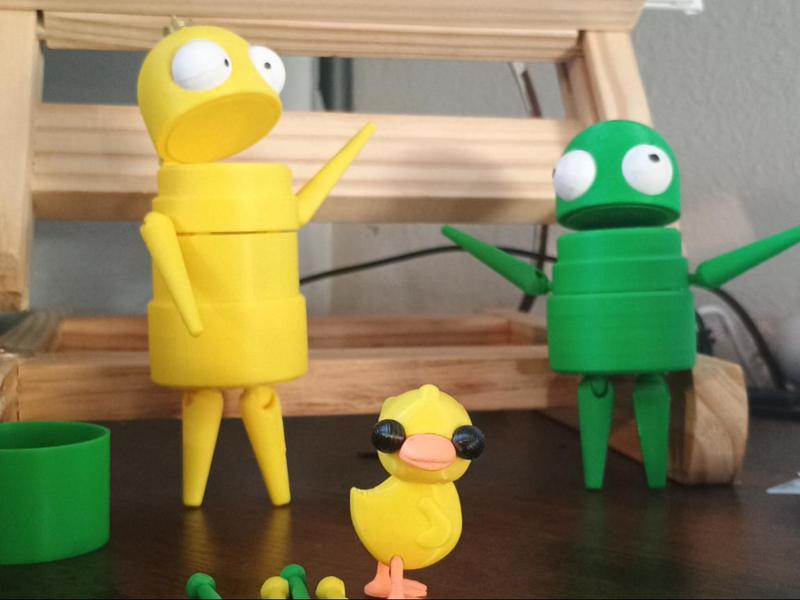 Dummy REPO Robot Articulated (Crouch to Stand)