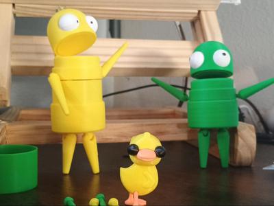Dummy REPO Robot Articulated (Crouch to Stand)