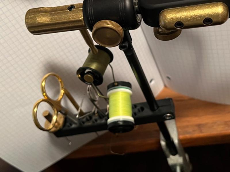 Tool Holder for Fly Tying Vise with 3/8" stem