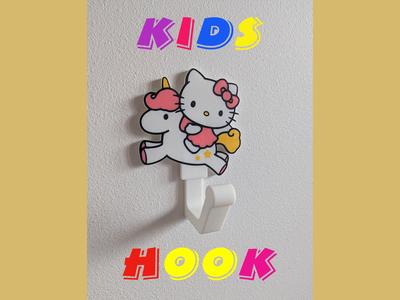 Kids hook - Hello Kitty Unicorn