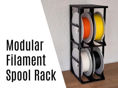 Modular Filament Spool Rack