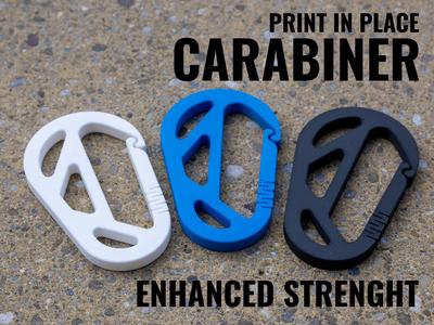 Ultra Strong Carabiner | Print In Place