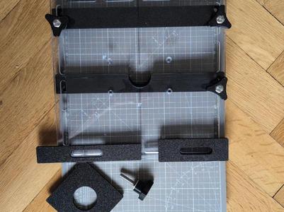 Router jig slotting templates, knobs, and fences