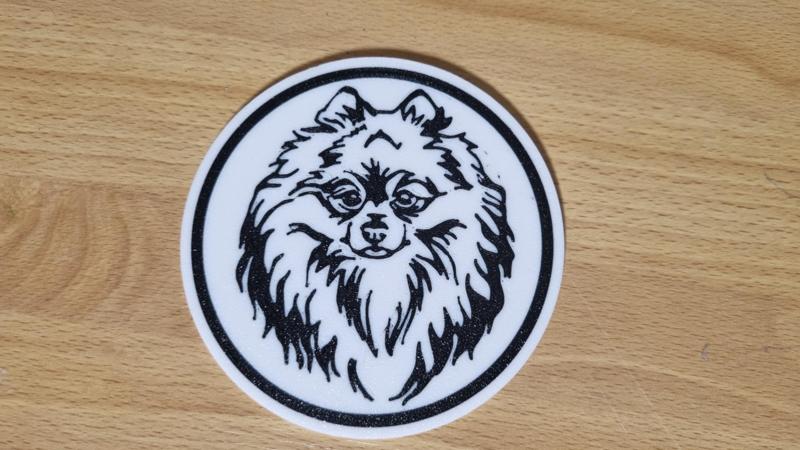 Pomeranian Spitz coaster
