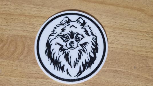 Pomeranian Spitz coaster