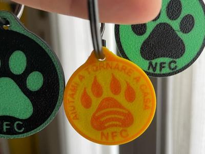 NFC Dog and Cat ID Tags