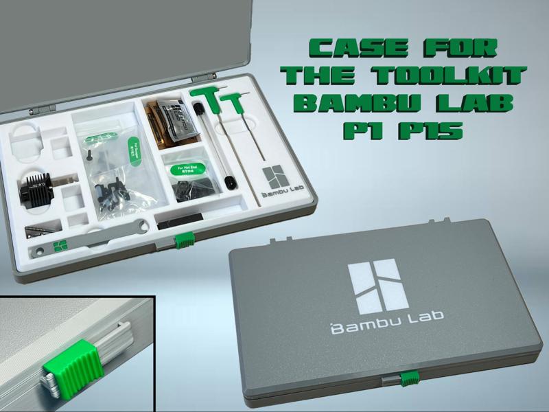 Case for the toolkit Bambu Lab P1 P1S