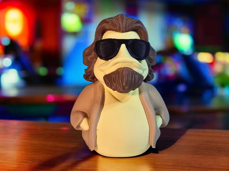 The Big Lebowski Rubber Duck Toy The Dude Abides