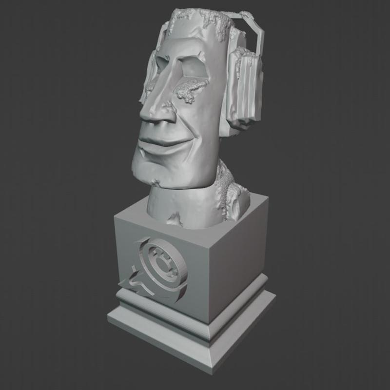 CG Boost 3D Sculpting Graduation Plinth Trophy