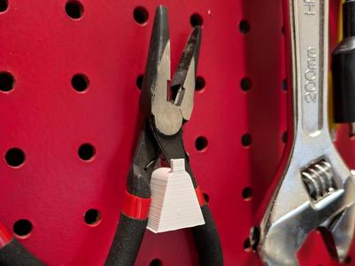 Peg Board Pliers Holder