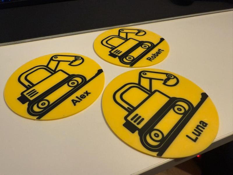 Excavator Coaster – Robust and Personal