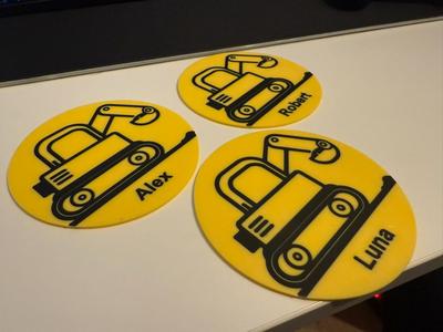 Excavator Coaster – Robust and Personal